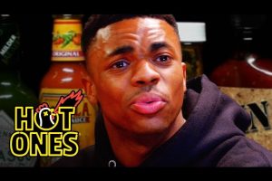 Vince Staples Delivers Hot Takes While Eating Spicy Wings