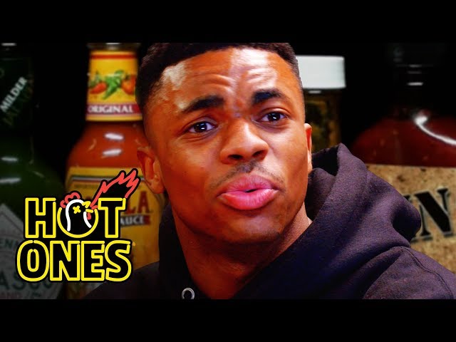 Vince Staples Delivers Hot Takes While Eating Spicy Wings